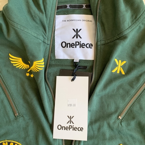 NWT, Norwegian Aviator Onesies. Green, Large. - Picture 9 of 16